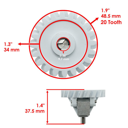 Governor Gear Kit Replacement for Kohler M8 M10 M12 M14 M16 M18 M20 (–)