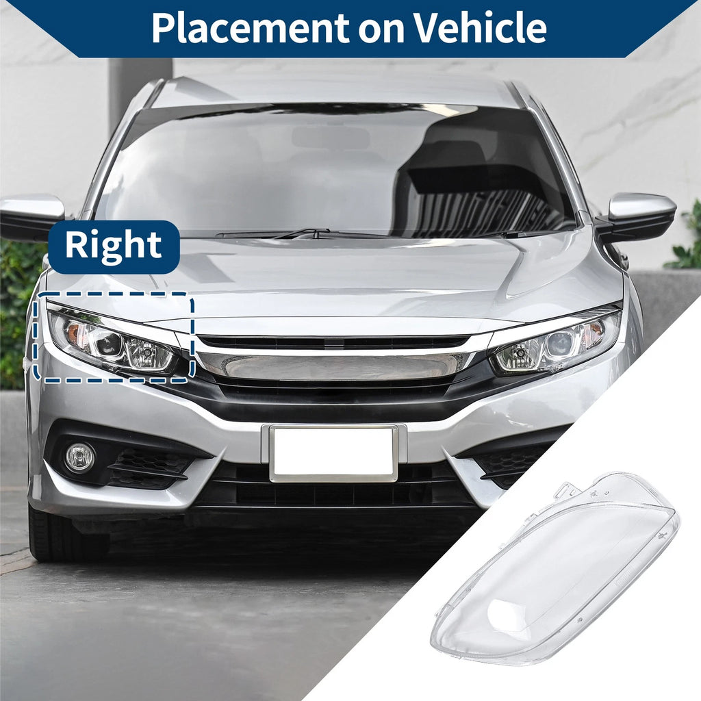 Front Right Headlight Lens Cover for Mercedes-Benz ML350 (2012–2015)