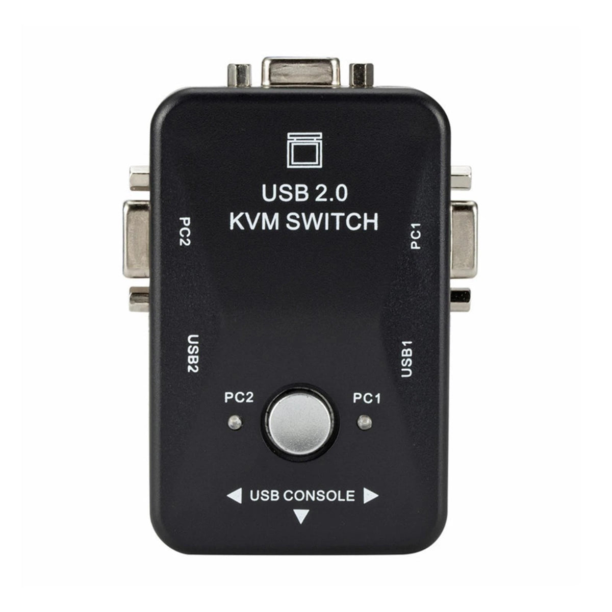 2-Port USB VGA KVM Switch Box for Computer PC (Compatible with )