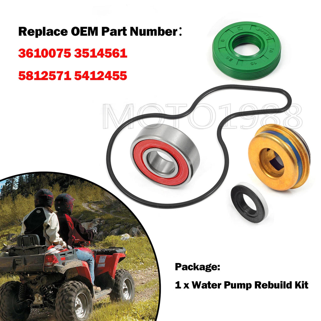Water Pump Seal Oil Seal Bearing for Polaris Ranger RZR 800 (2008–2014)
