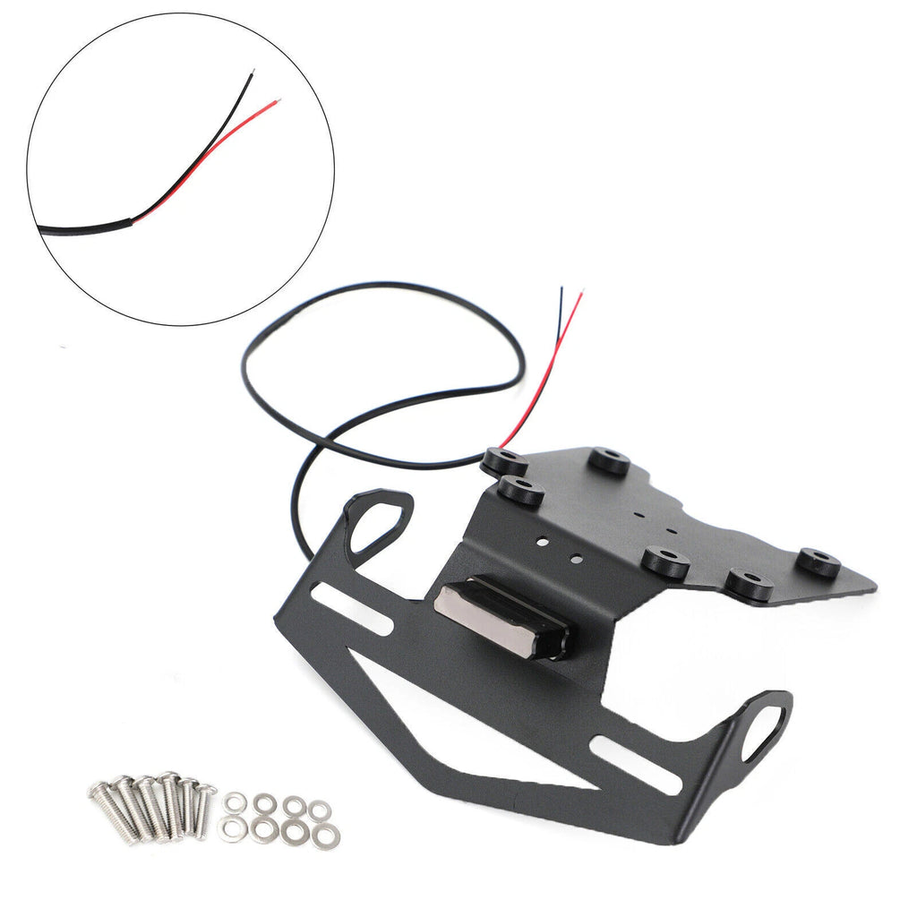 License Plate Holder Frame Bracket for Yamaha Tenere 700 / XTZ700 (2019–2021)