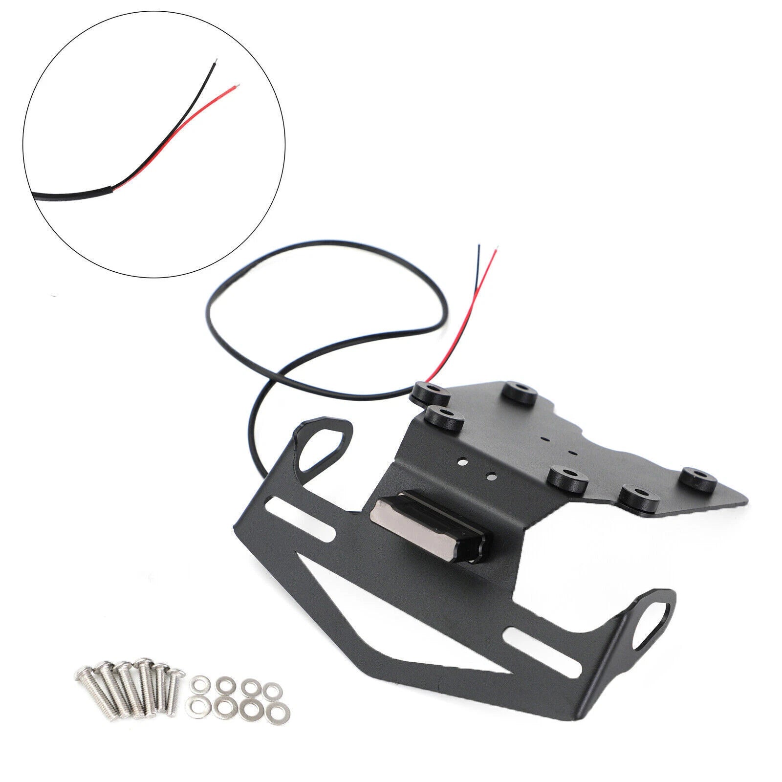 License Plate Holder Frame Bracket for Yamaha Tenere 700 / XTZ700 (2019–2021)