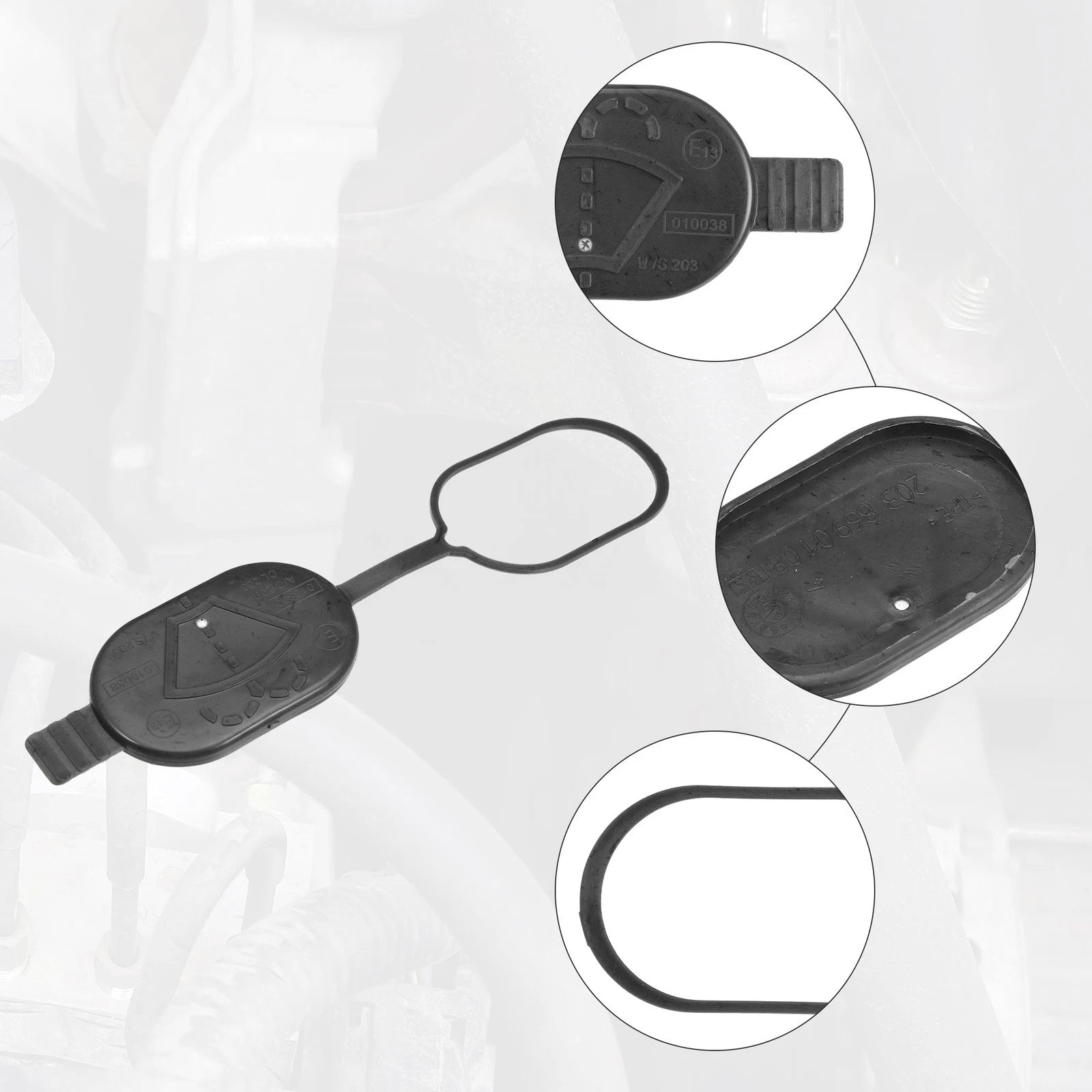 Windshield Washer Reservoir Cap Replacement for Mercedes-Benz CL63 AMG (2007–2016)