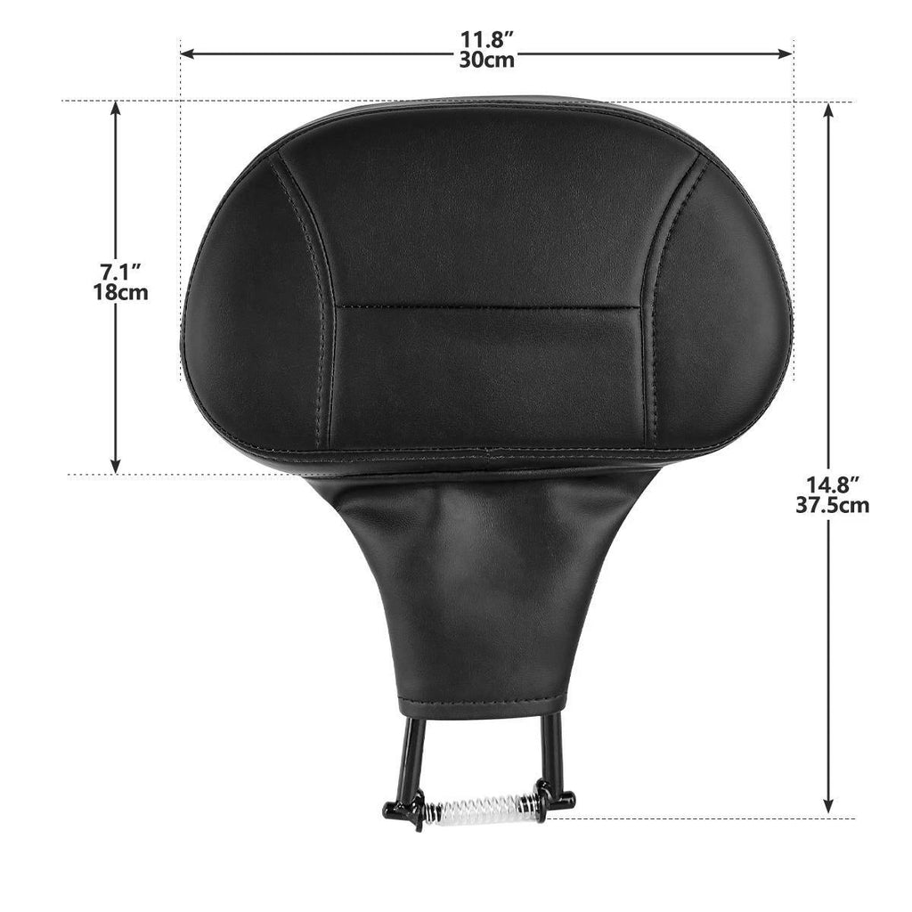 Front Driver Backrest Pad for Harley Touring Electra Glide (2009–Present)