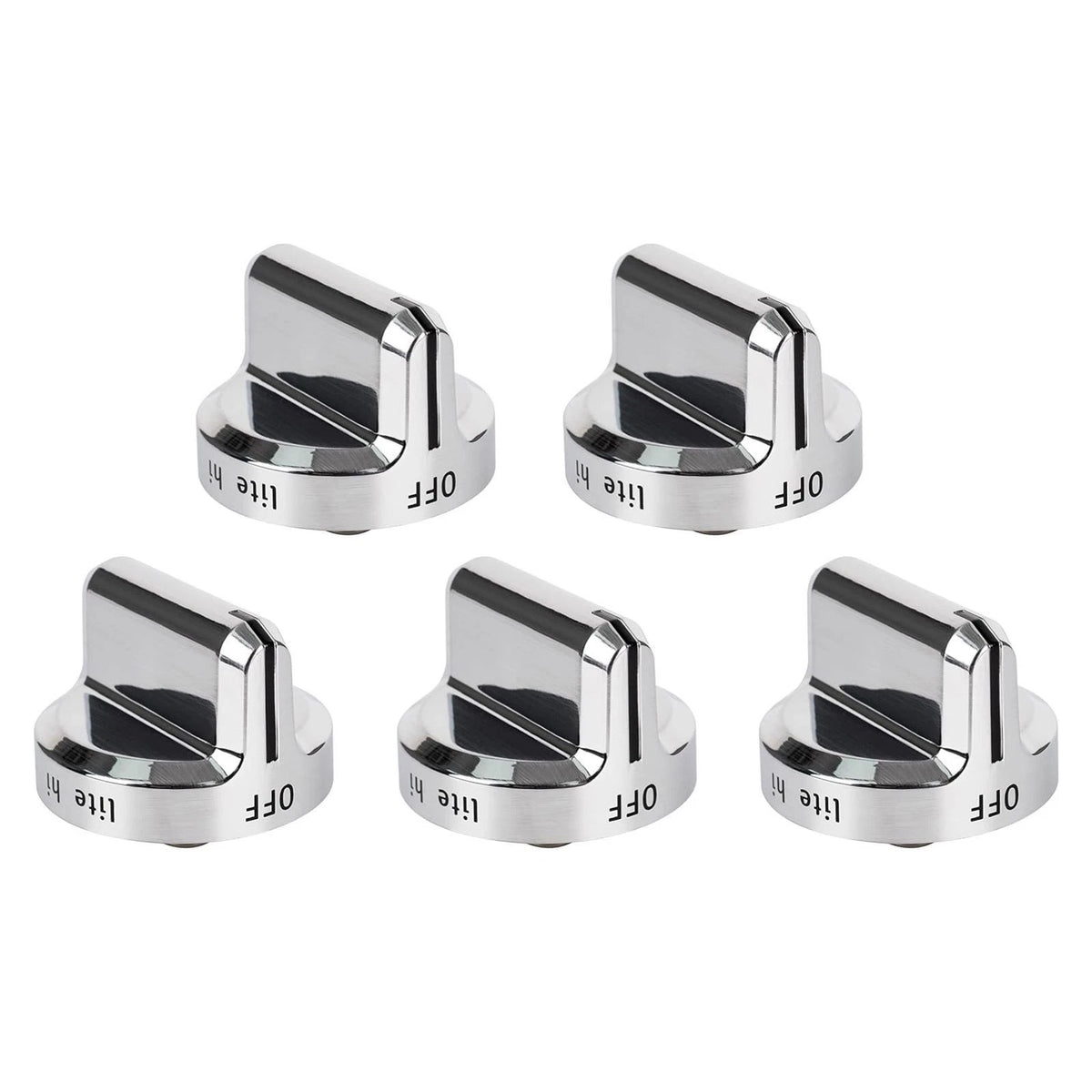 Set of 5 Range Control Knobs for Frigidaire Oven (Gas Stove)