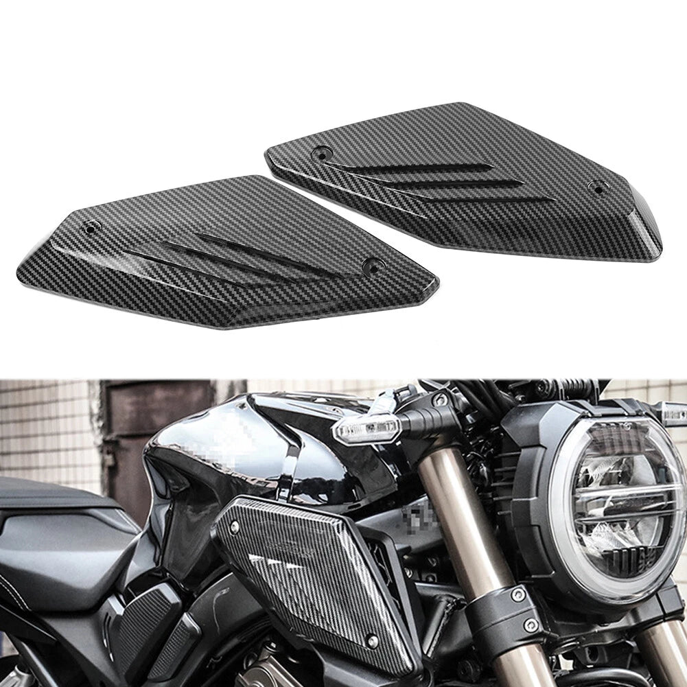 2X Side Panel Guard Protector Intake Pipe Cover for Honda CB650R (2019–2021)