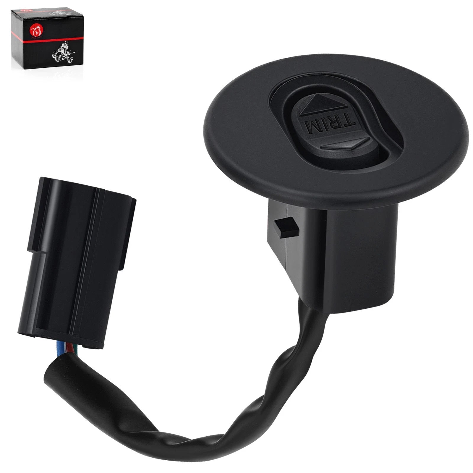 Trim Switch Round Bezel for Mercury 65 80hp (F65 F80 JET) (2B095049 & Up)