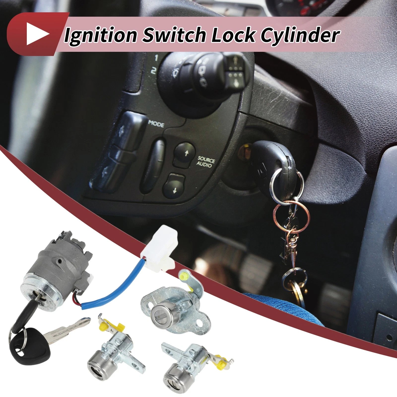 Ignition Lock Cylinder Replacement for Hyundai Accent (2010–2017)