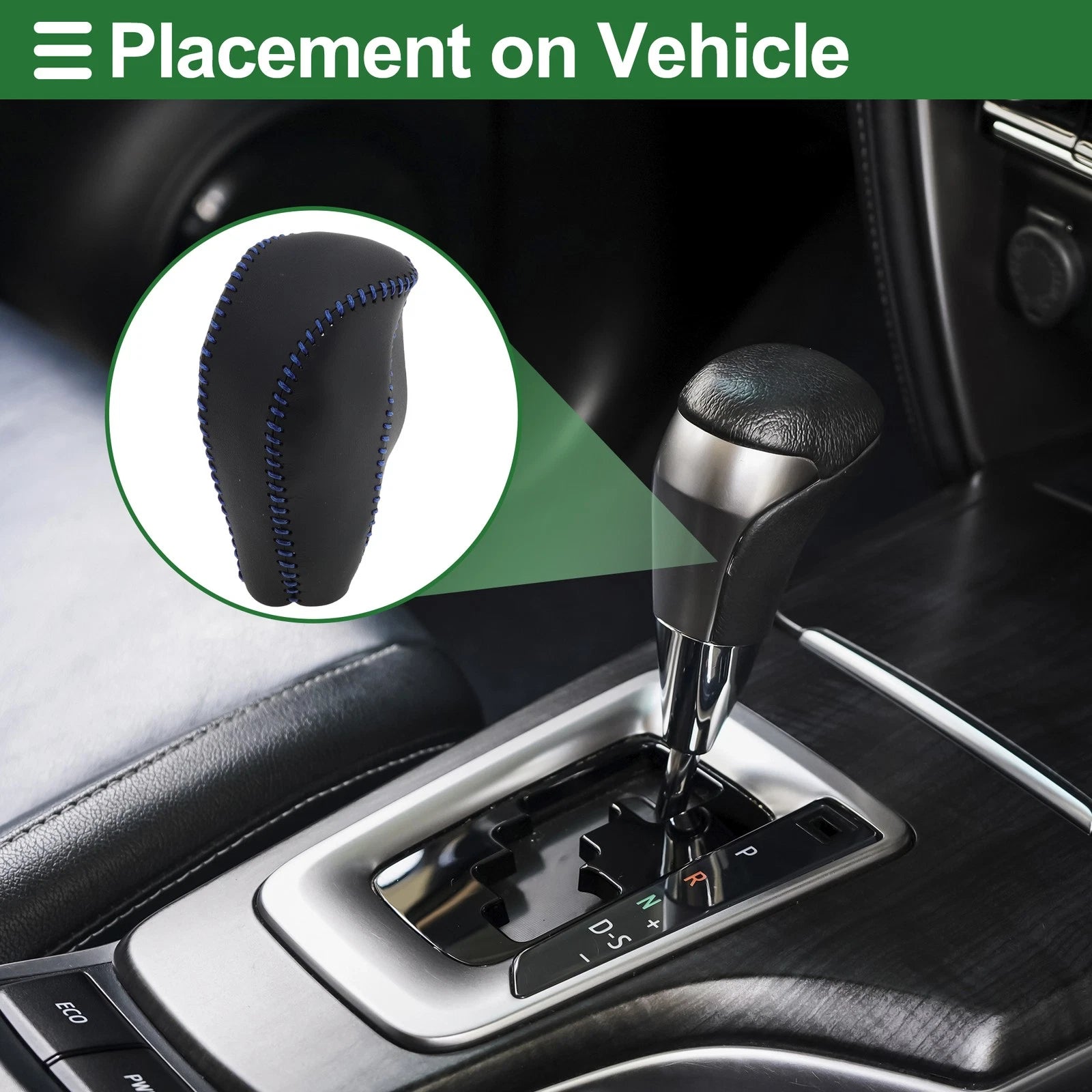 Gear Shift Knob Cover Replacement for Mazda CX-30 (2020–2022) Faux Leather