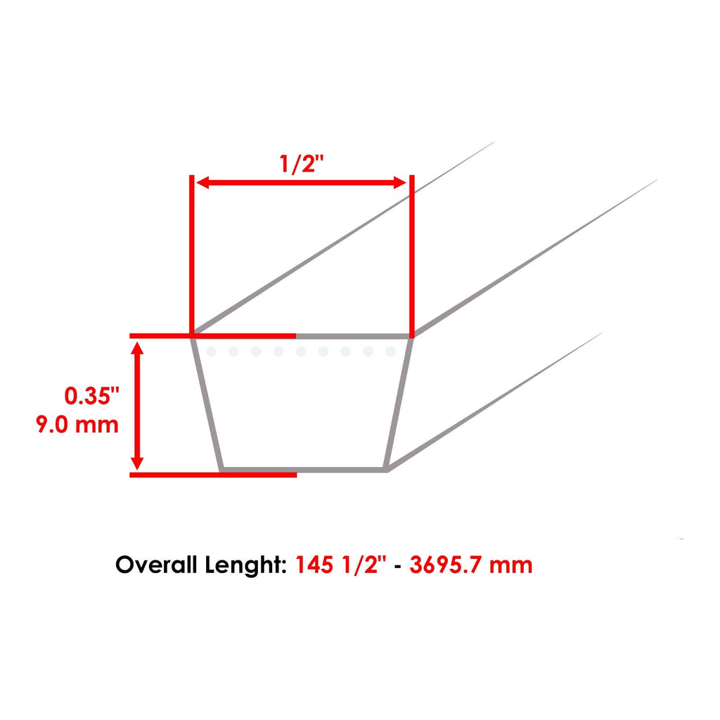 Deck Belt Replacement for Ariens Gravely (2000–2020)