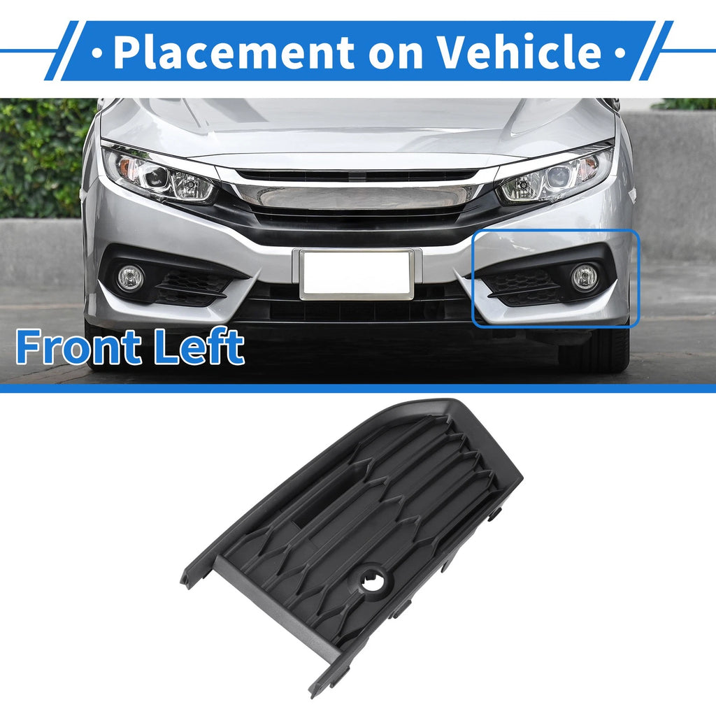 Front Left Fog Light Grill Replacement for Audi A6 (2019–2023)