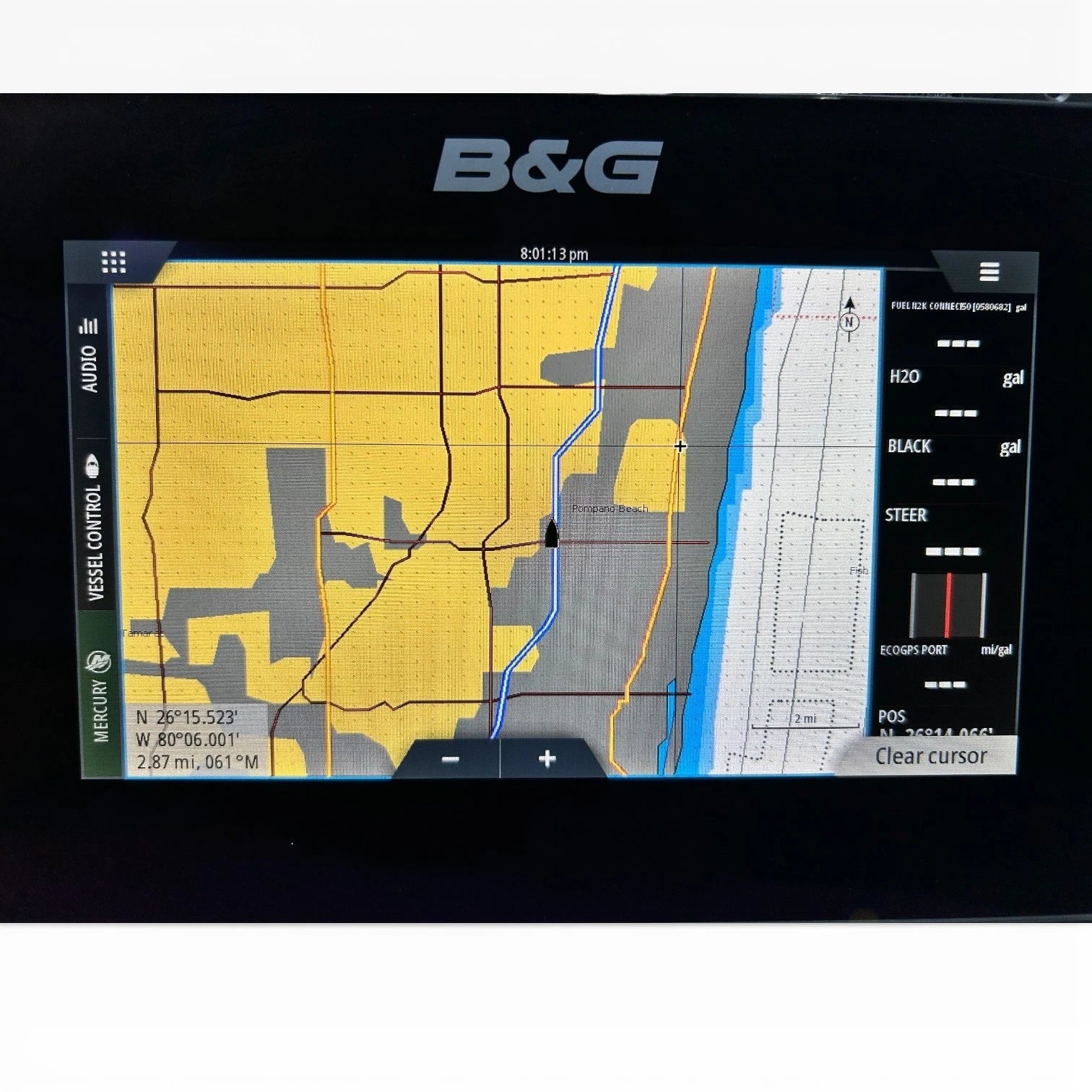 Vessel View 703 Touch Screen Display for Mercury (OEM) 8M0124497