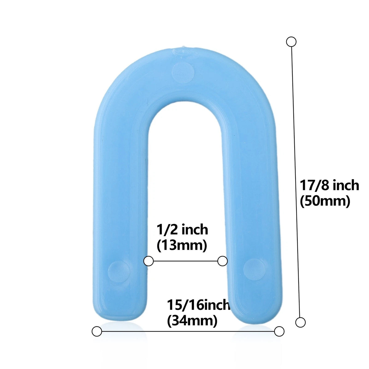 Horseshoe Shims Spacers for U-shaped Wedges Clips