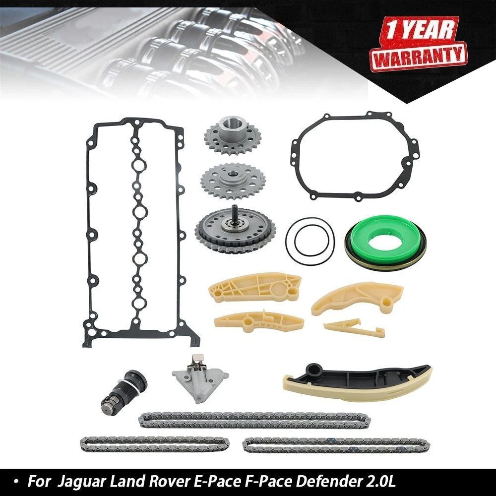 Timing Chain Kit & Gasket Tool for Jaguar Land Rover E-Pace F-Pace Defender (2.0L)