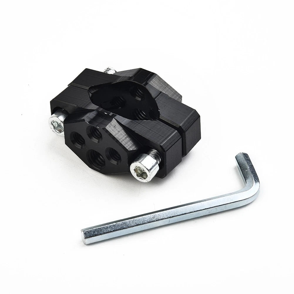 Handlebar Bumper Mount Bracket Clamp for Motorcycle (17-32mm)
