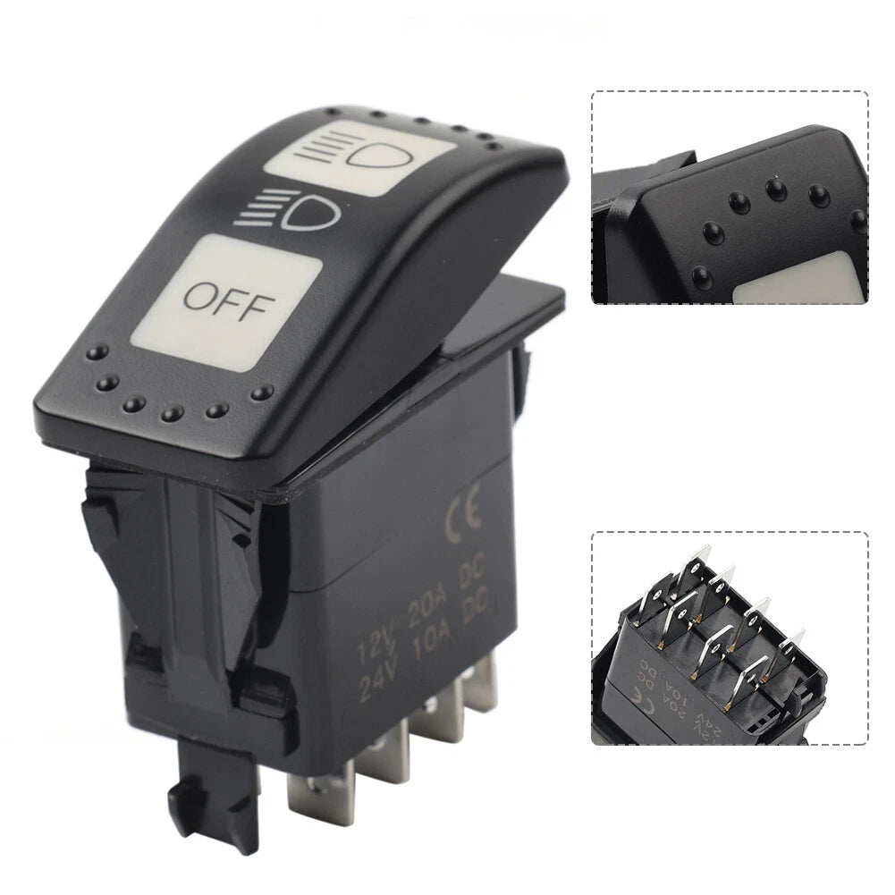 Headlight Switch 8-Pin for Can-Am Defender Maverick (2017–2023) 710004492
