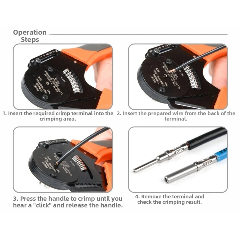 IWD16 Crimping Pliers for DELCHI Connector Car Terminal