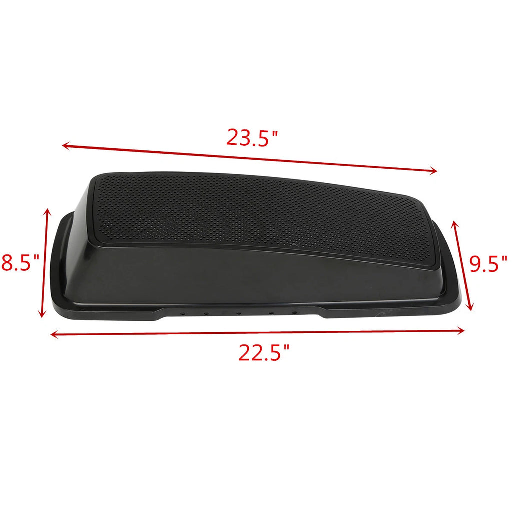 Dual 6"x9" Saddlebag Speaker Lids for Harley Touring Electra Glide (1994–2013)