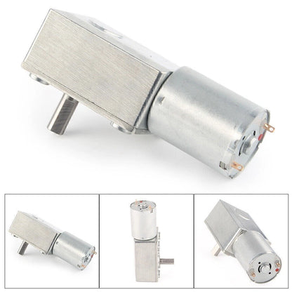 10RPM Turbo Worm Geared Motor for DIY Scroll Curtain (12V)