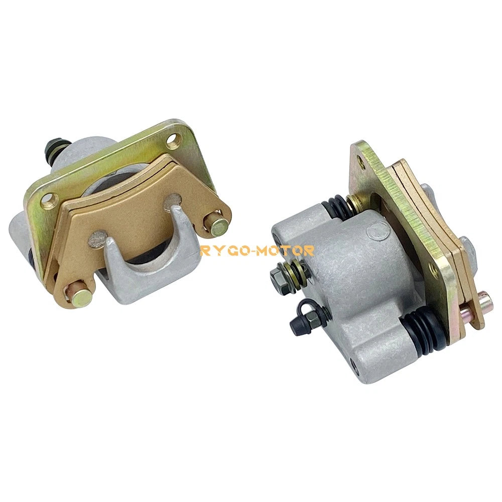 Set of 2 Rear Brake Calipers & Pads for Polaris Ranger 400 500 800 (2010–2013)
