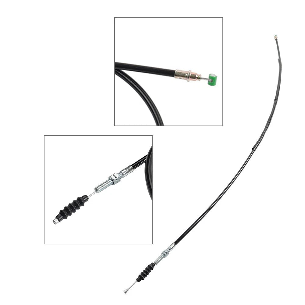 Clutch Cable for Kawasaki Z1000 (2003–2006) - Black Steel Wire