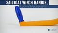 8" Locking Universal Floating Winch Handle for Boats (Universal)