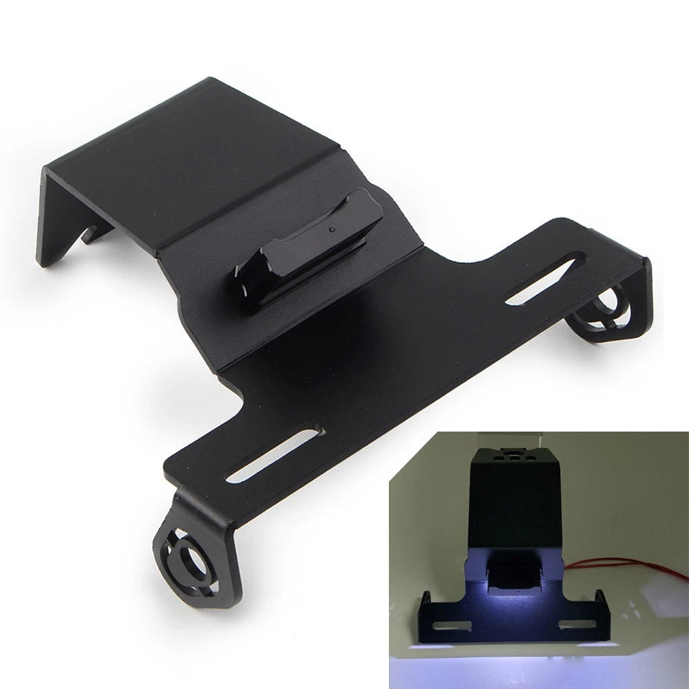 Rear License Plate Holder Bracket Frame w/ LED Light Fit YAMAHA YZF R1 2004-2014
