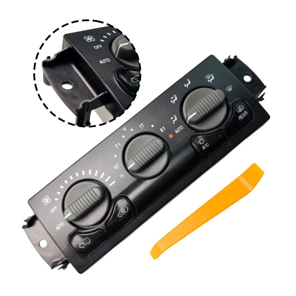 15060162 Black AC Temp Control Panel for Chevrolet & For Yukon XL 1999-2002