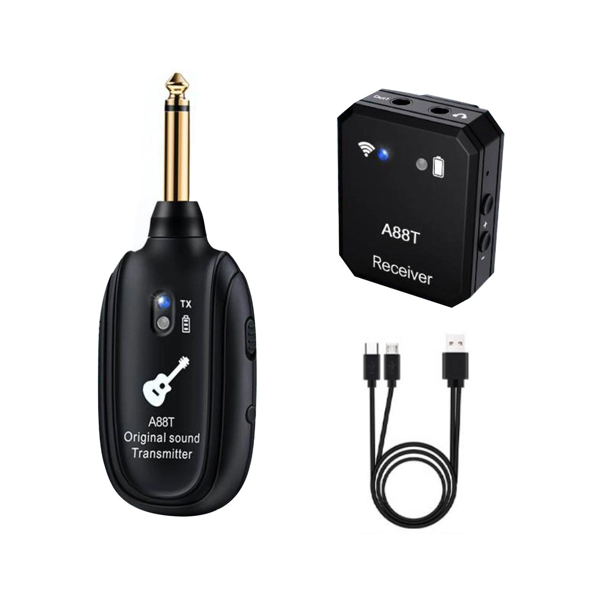 Wireless In-Ear Monitor System for Universal Use (Rechargeable)