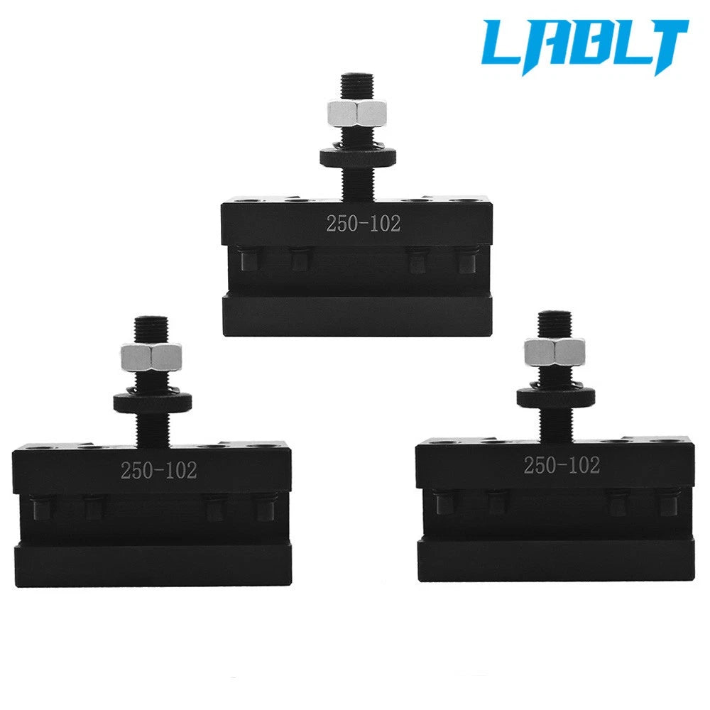 3X Quick Change Tool Post Boring Turning Holder for CNC 6-12" (LABLT 250-102)