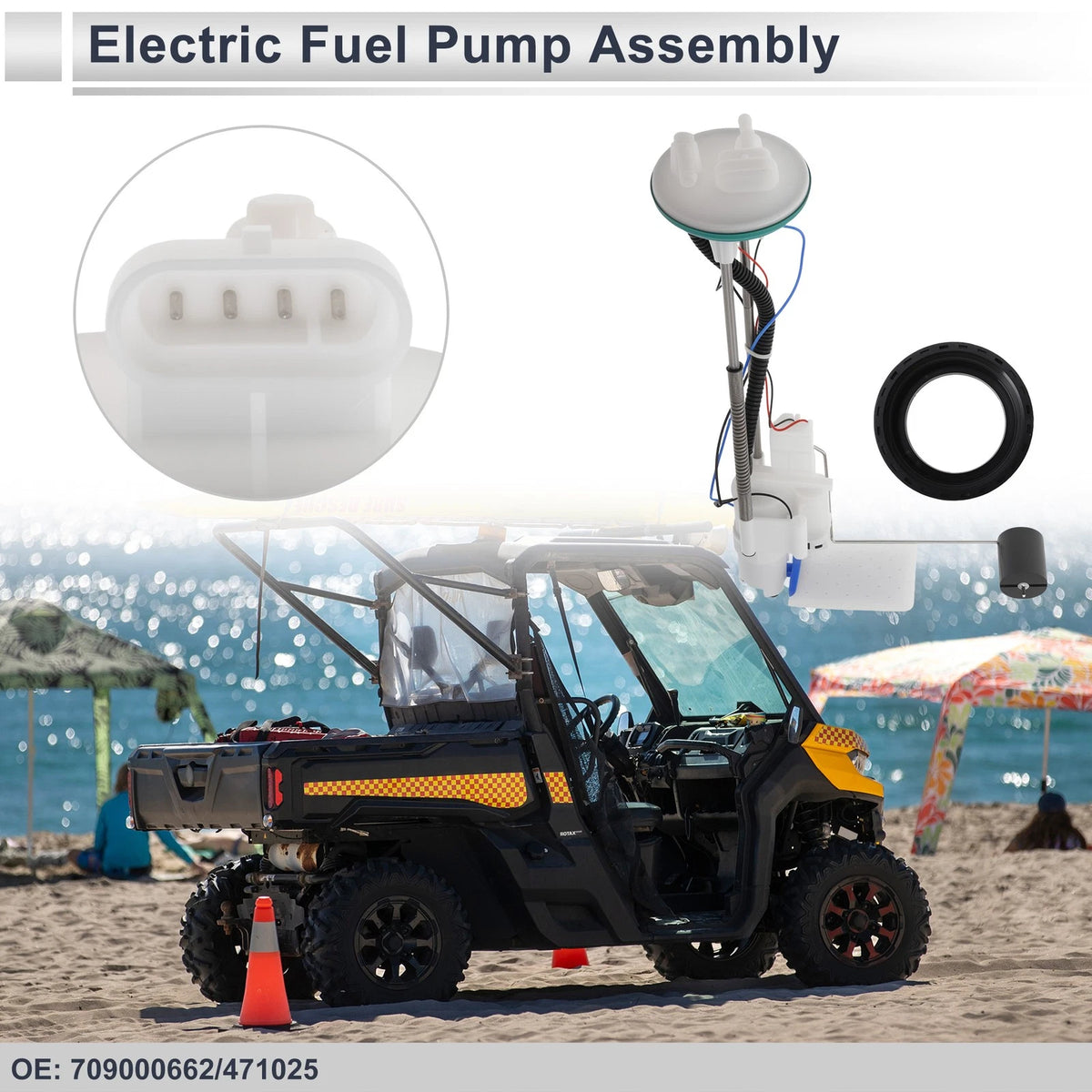 Electric Fuel Pump Assembly for Can-Am Defender 500/500R DPS (2017–2021) No. 709000662
