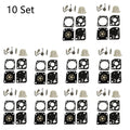 Set of 10 Carburetor Repair Kits for Zama C1U-W18 C1U-W18A C1U-W24