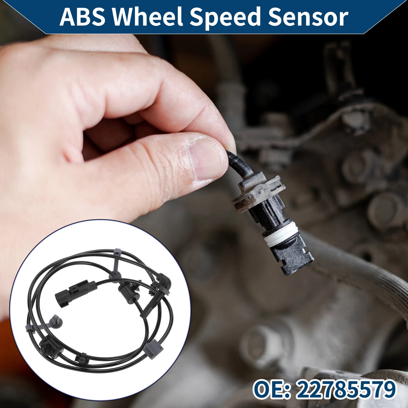 ABS Wheel Speed Sensor No. 22785579 for Buick LaCrosse (2012–2016) Rear Left