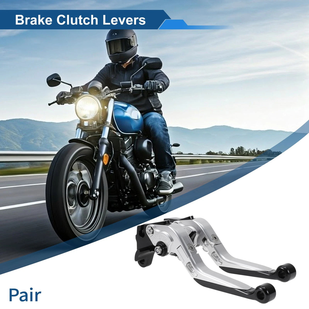 2X Adjustable Short Long Brake Clutch Lever for Yamaha WR125X (2009–2015)