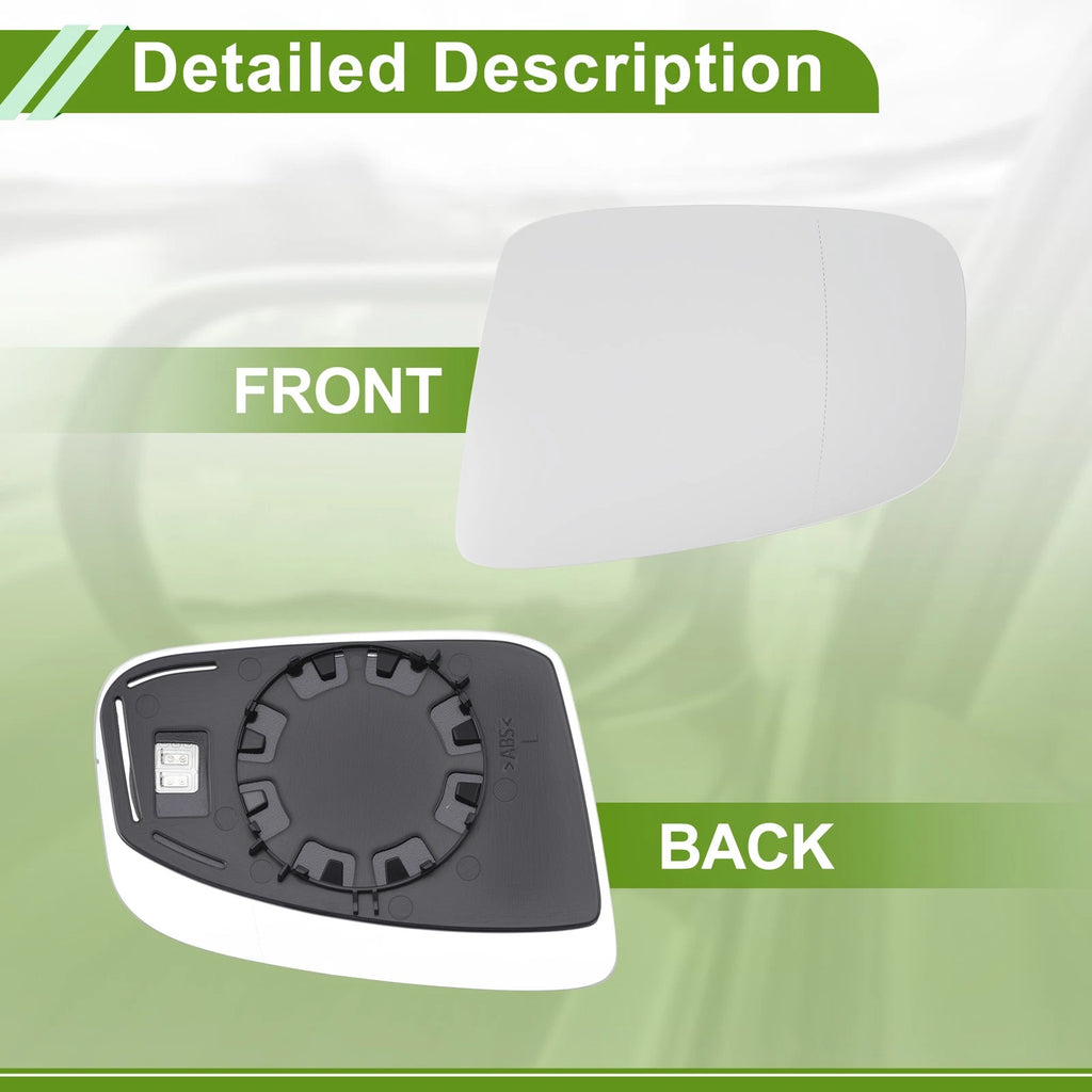 Left Driver Side Mirror Glass for Renault Espace (2002–2015) 963664123R