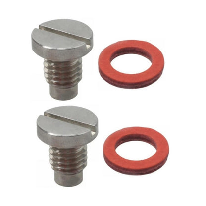 2X 688-45341-10 FOR Yamaha Marine Outboard Lower Unit Drain Plug Kit 25HP-350HP