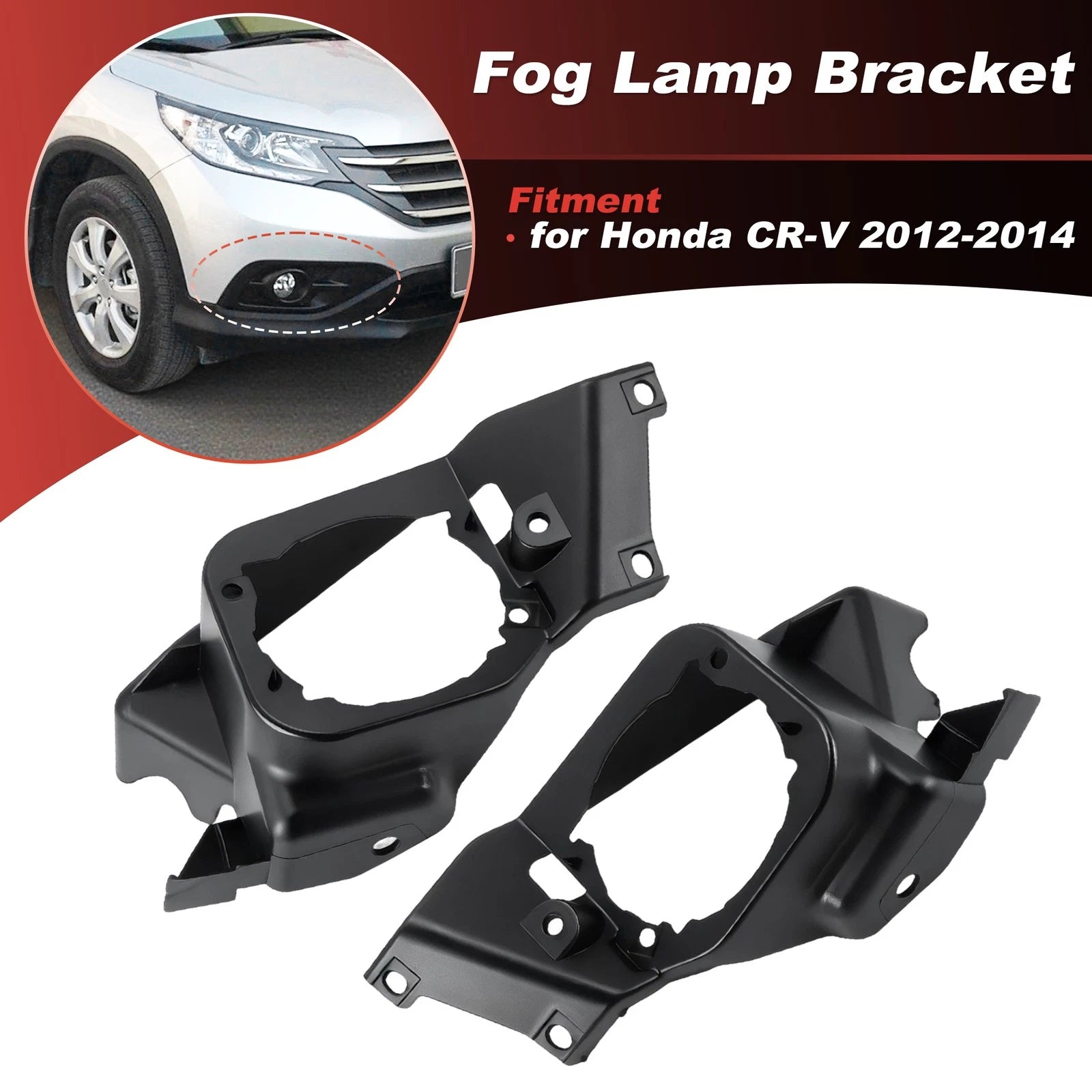 Fog Light Bracket Replacement for Honda CR-V 2012–2014 Driver Passenger Side