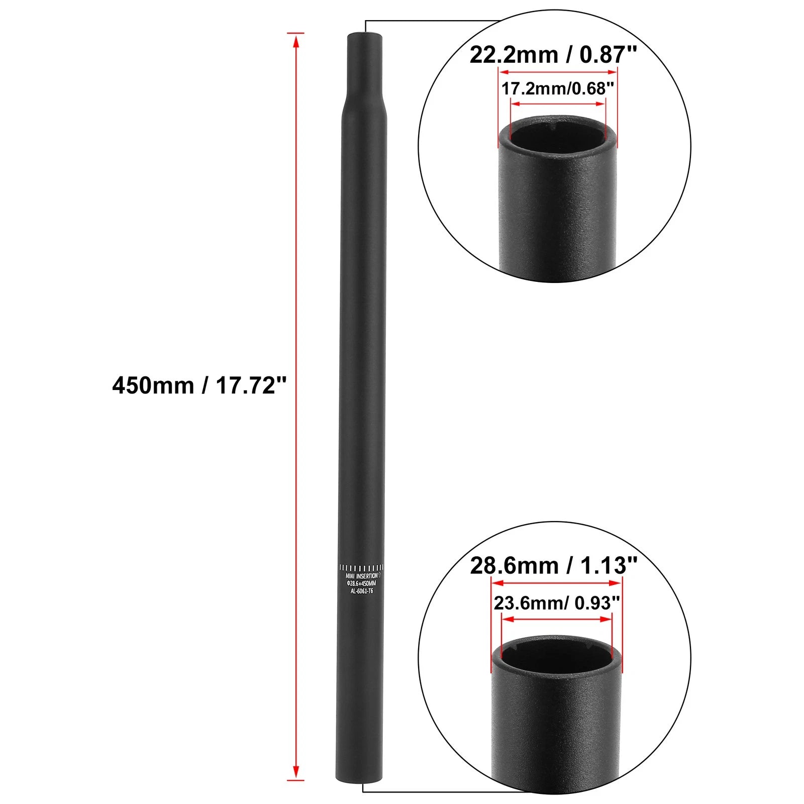 Seat Post Aluminum Alloy Replacement Universal for Bike (2000–2020)