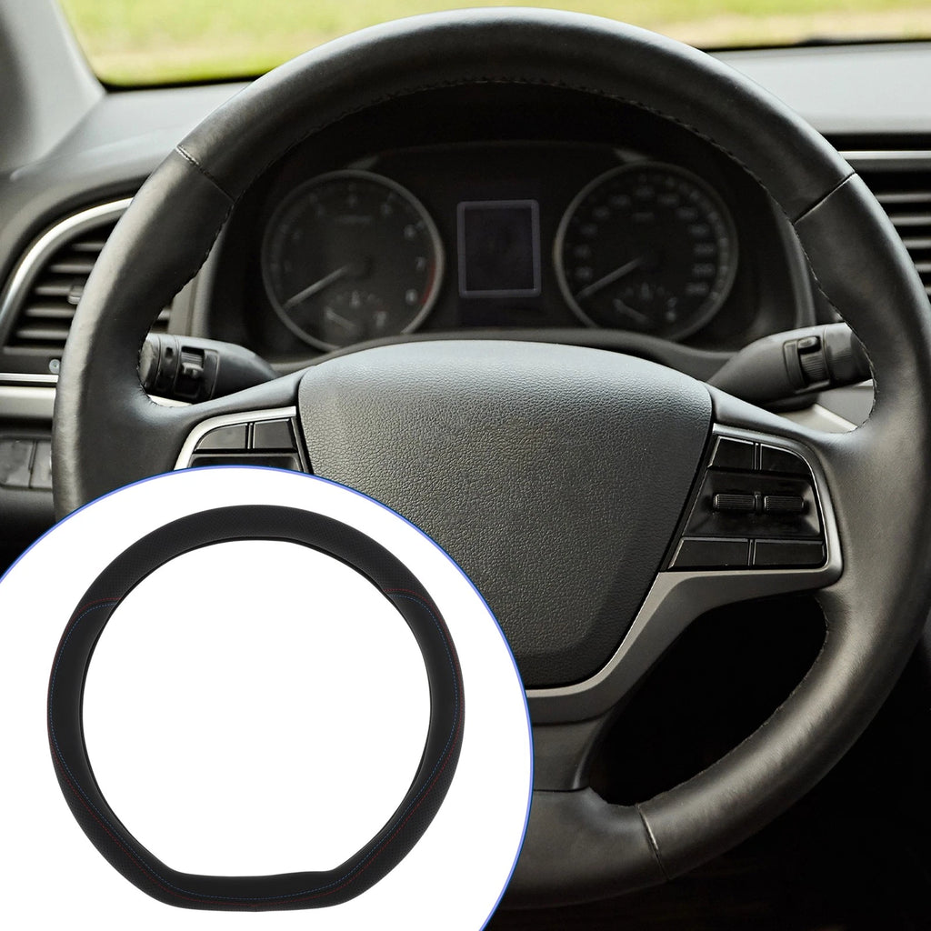 Rubber Steering Wheel Cover for Universal Fit (14.96")