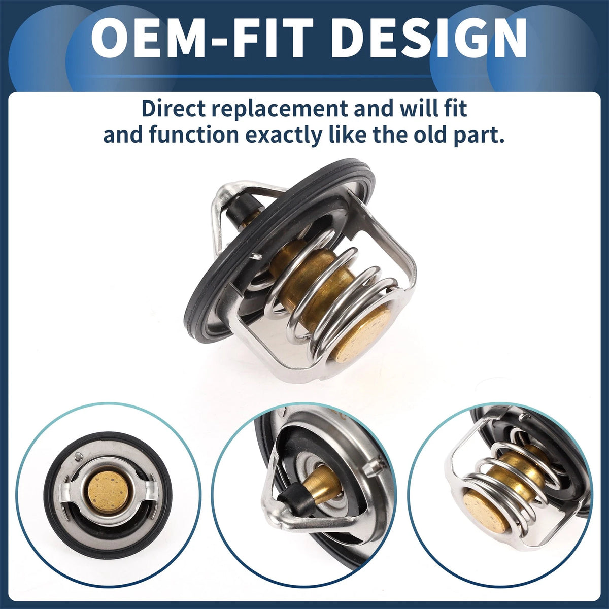 Engine Coolant Thermostat for Suzuki Swift (2005–2023) No. 1767077E00 Metal