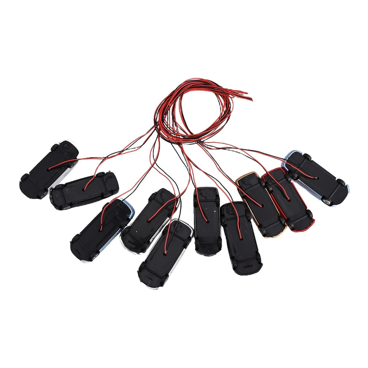 Model Train Car 45mm x 16mm x 11mm 6V Random Color