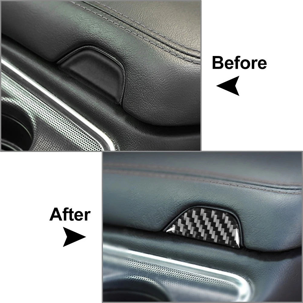 Armrest Box Switch Knob Cover for Dodge Challenger (2015–2023)