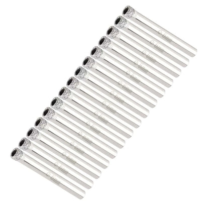 15Pcs 6mm Diamond Drill Bit Set for Tile Marble Glass Core Hole Saw