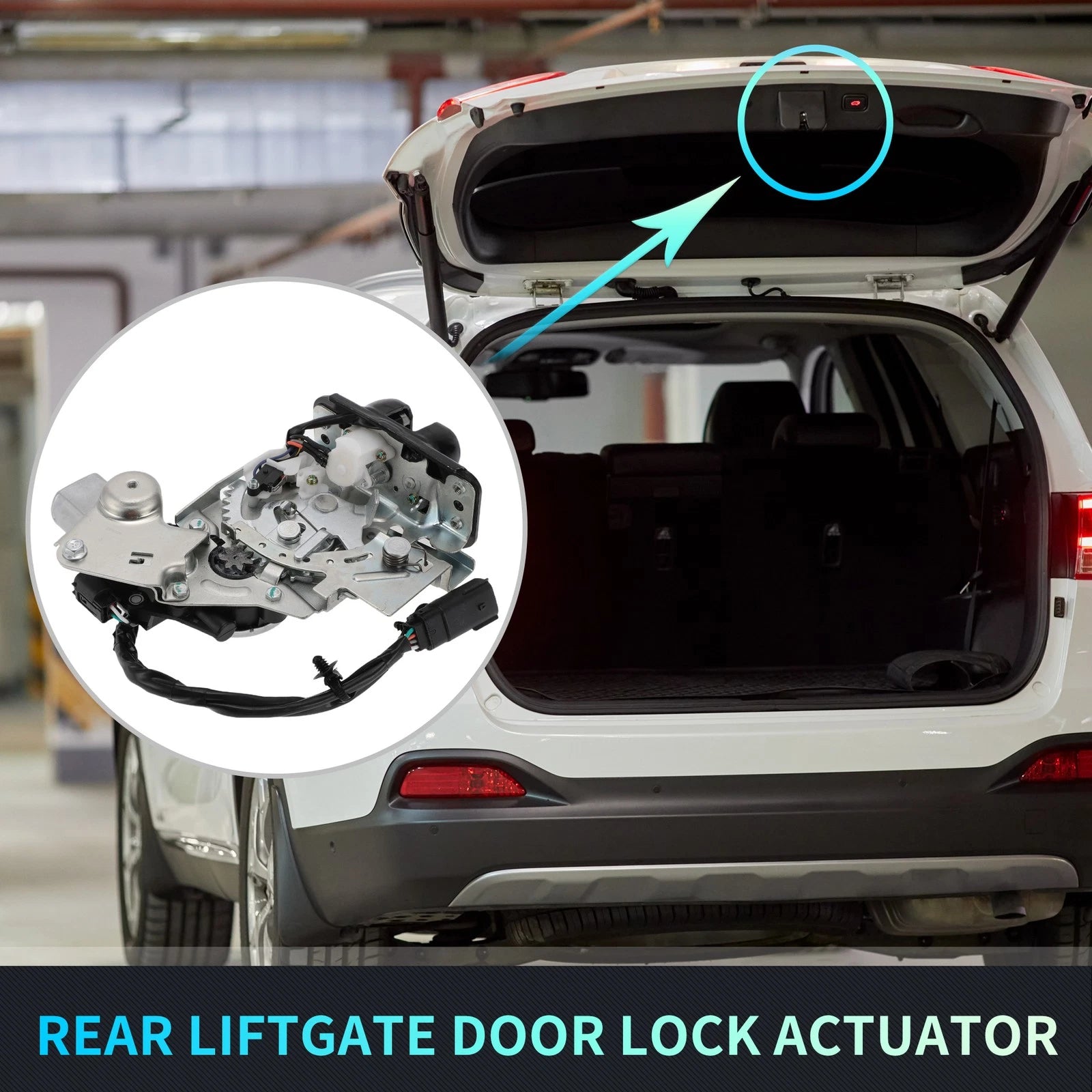 Rear Liftgate Door Lock Actuator Motor Replacement for Ford Flex (2013–2019)