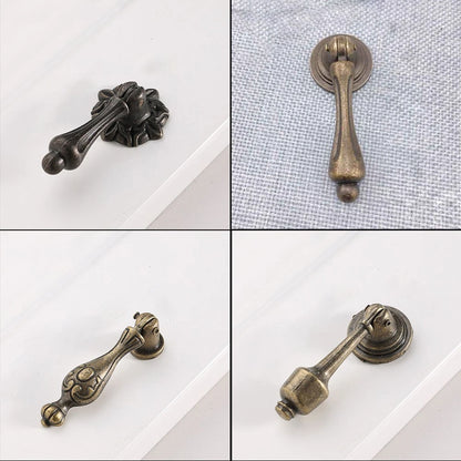 2/5/10Pcs Vintage Furniture Door Pull Handle Cupboard Drawer Knob Cabinet Pulls