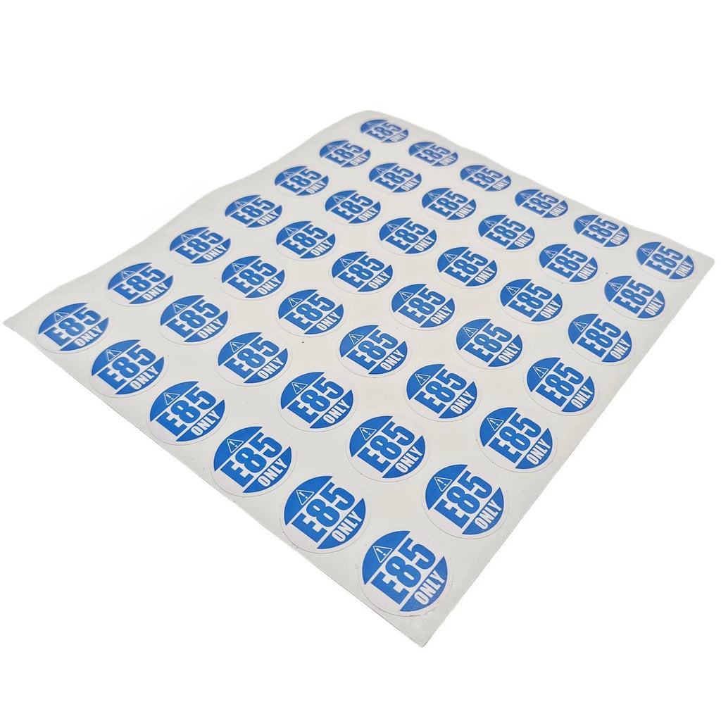 Use E85 Only Sticker Decal for Ethanol Clean Energy (1'' Round)