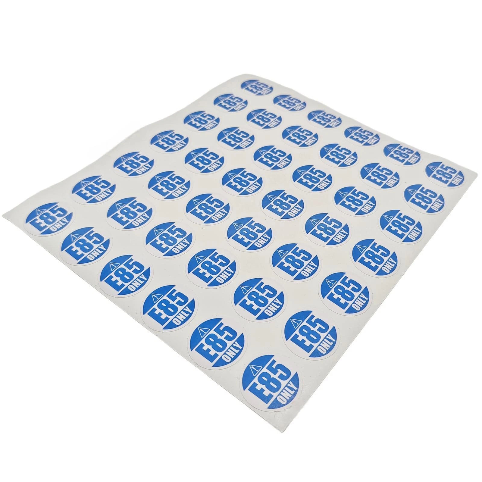 Use E85 Only Sticker Decal for Ethanol Clean Energy (1'' Round)