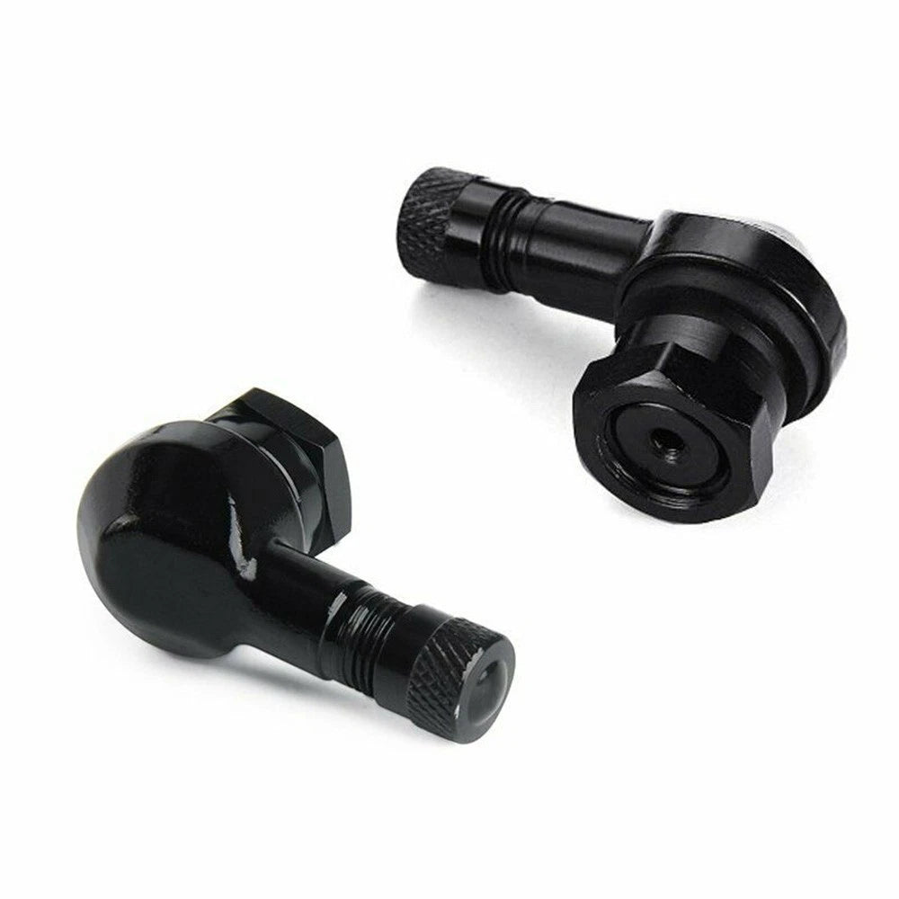 2Pcs 90 Degree Tyre Valve Stem Extension for Motorcycle Wheel Rim