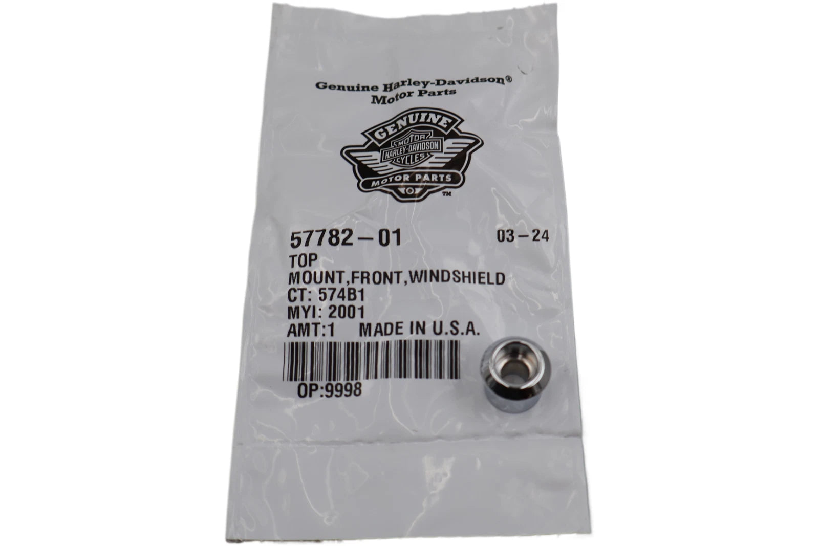 OEM Windshield Front Top Mount for Harley-Davidson VRSC V-Rod (2006)