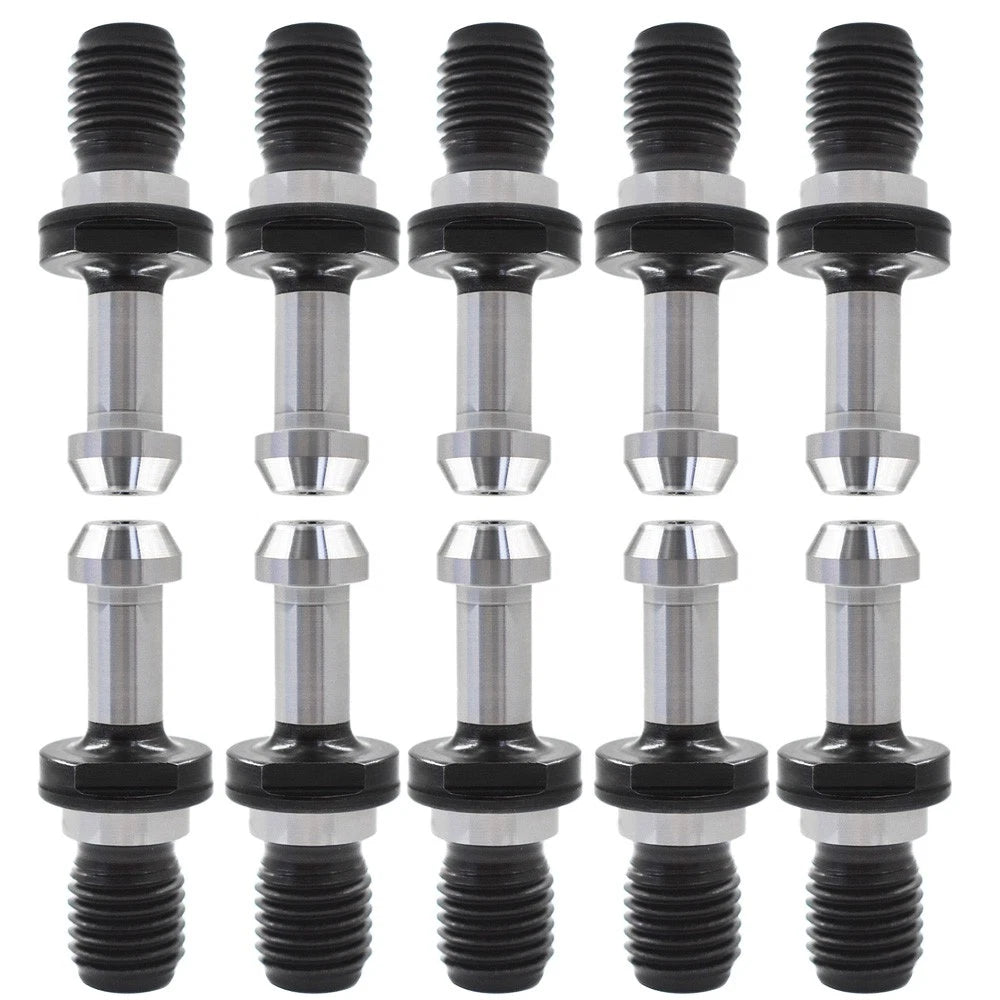 10pcs Pull Stud Retention Knob for Kia Mori Seiki (BT40, 90°, 0.589")